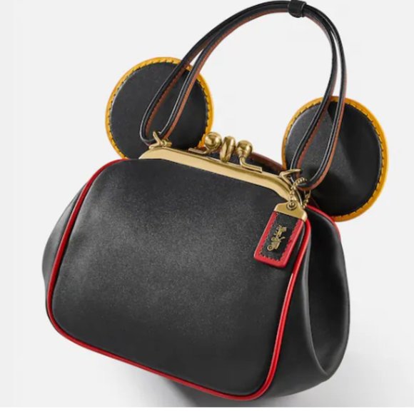 NWT COACH DISNEY MICKEY MOUSE X KEITH HARING CROSSBODY HANDBAG DESIGNER - Picture 4 of 6